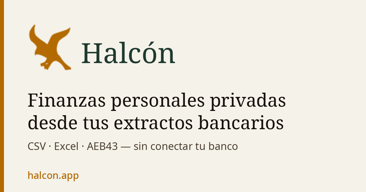 Halcón — official preview image